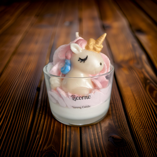 Bougie gourmande Licorne